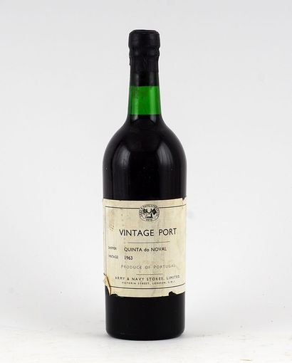 Quinta do Noval 1963
Porto Vintage
Niveau...