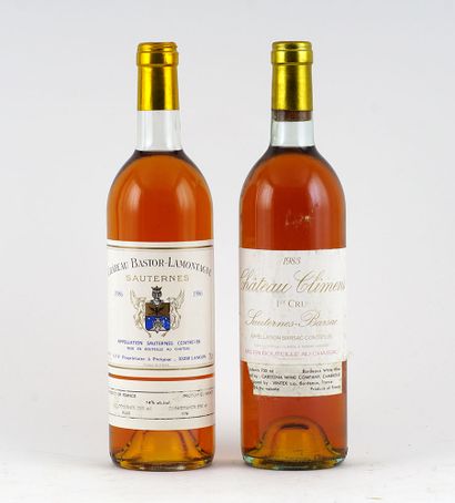 Château Bastor Lamontagne 1986
Sauternes...