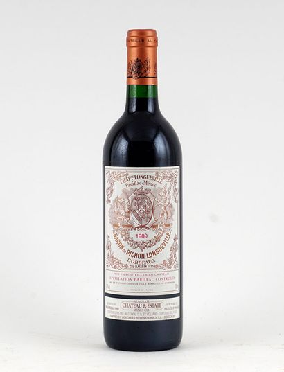 Château Pichon Longueville au Baron 1989
Pauillac...