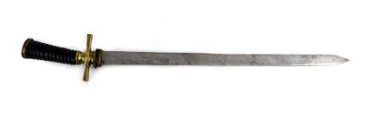 Dagger of venerie. Mounting in bronze and...
