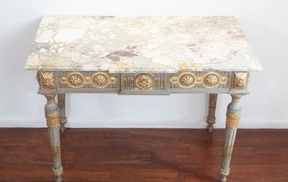 Console from the LOUIS XVI period in gray...