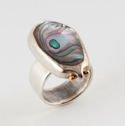 SCHLUEP, WALTER (1931-2016)

Silver ring...