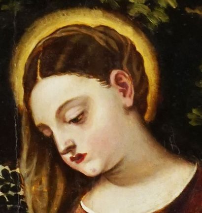 EUROPEAN SCHOOL 17TH C.

Holy family

Oil...