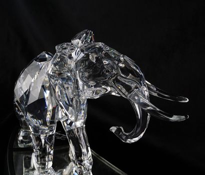 Important SWAROVSKI cut crystal figurine...