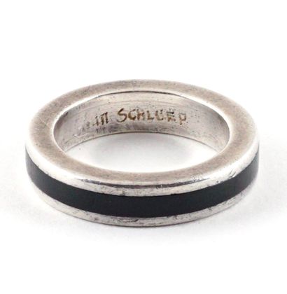 SCHLUEP, WALTER (1931-2016) 

Silver ring...