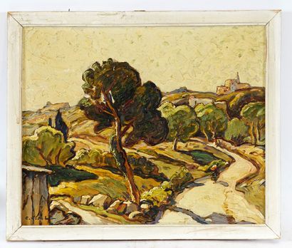 VIDAL, Gustave (1895-1966)

Provence landscape

Oil...