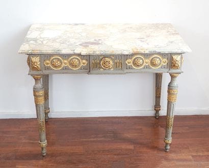 Console from the LOUIS XVI period in gray...