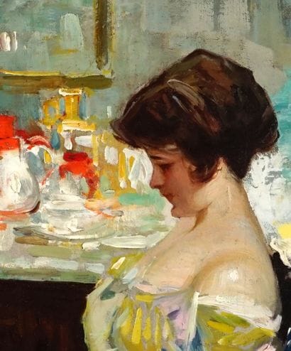 EUROPEAN SCHOOL, EARLY 20TH C.

Young lady

Oil...