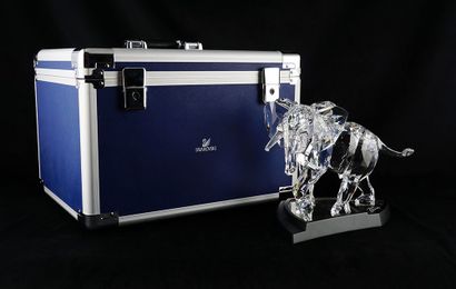 Important SWAROVSKI cut crystal figurine...