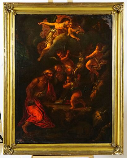 EUROPEAN SCHOOL 18TH C.

St.Jerome

Oil on...