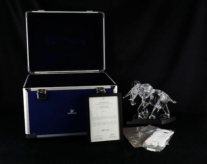 Important SWAROVSKI cut crystal figurine...