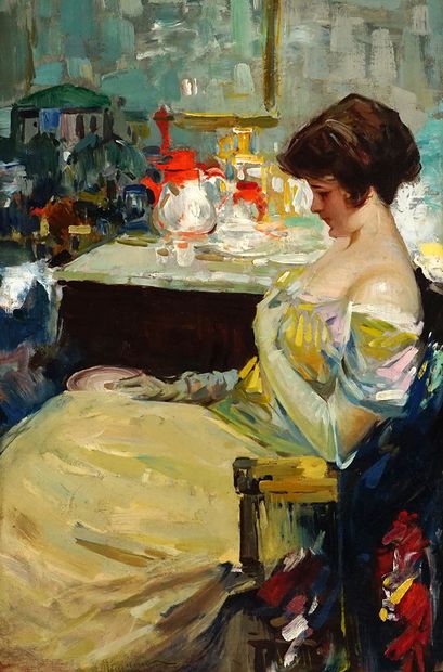 EUROPEAN SCHOOL, EARLY 20TH C.

Young lady

Oil...