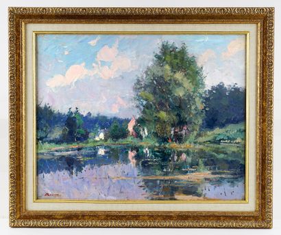EUROPEAN SCHOOL, EARLY 20TH C.

Lake scene

Oil...