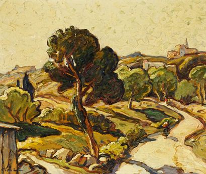 VIDAL, Gustave (1895-1966)

Provence landscape

Oil...