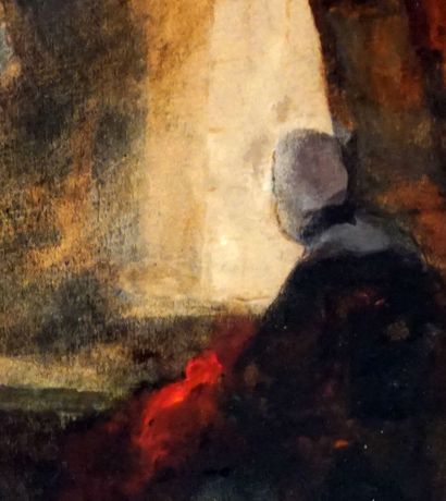 STACQUET, Henri (1838-1906)

By the fire

Watercolour

Signe...
