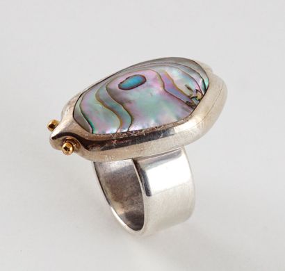 SCHLUEP, WALTER (1931-2016)

Silver ring...