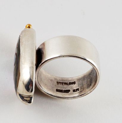 SCHLUEP, WALTER (1931-2016)

Silver ring...