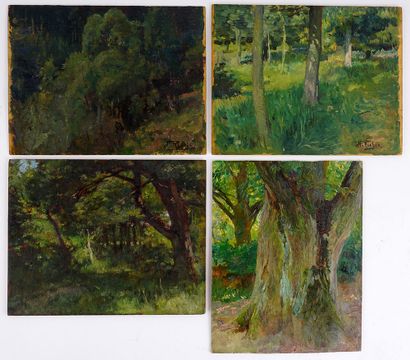RICHIR, Herman Jean Joseph (1866-1942)

Woods

Set...