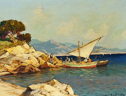 VIDAL, Gustave (1895-1966)

Fisching in the...