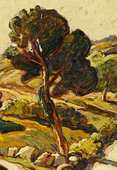VIDAL, Gustave (1895-1966)

Provence landscape

Oil...