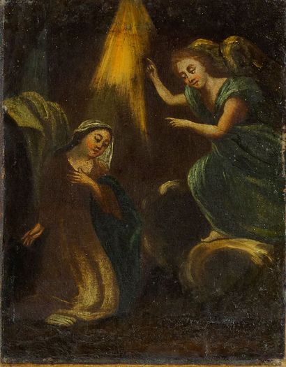 EUROPEAN SCHOOL (AFTER PERIOD WORK)

Annunciation

Oil...