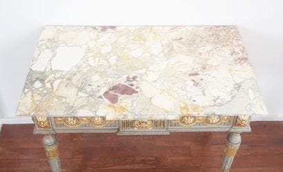 Console from the LOUIS XVI period in gray...