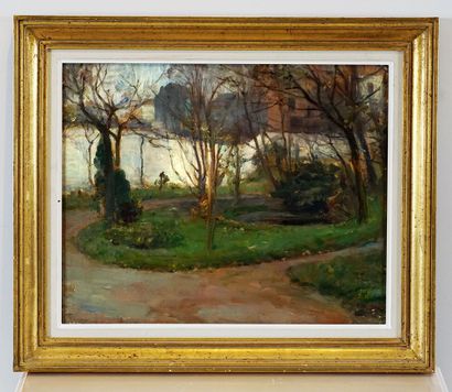RICHIR, Herman Jean Joseph (1866-1942)

Park

Oil...