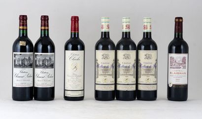 Sélection de Vins du Médoc - 7 bouteille...