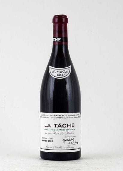 La Tâche 2006

La Tâche Appellation Contrôlée

Société...