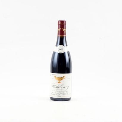 Richebourg Grand Cru 2003, Gros Frère Sœur...
