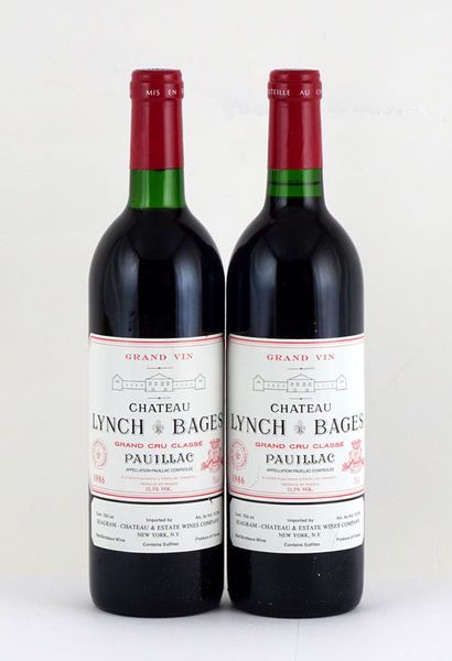 Château Lynch Bages 1986 - 2 bouteilles