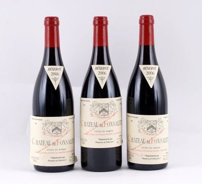 Château de Fonsalette Réservé 2006 - 3 b...
