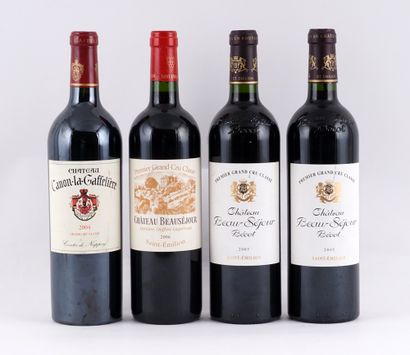 Sélection de Vins de Saint-Émilion - 4 b...