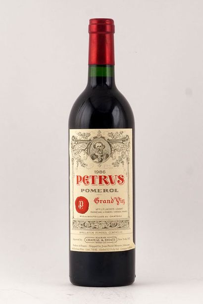 Pétrus 1986
Pomerol Appellation Contrôlée
Niveau...