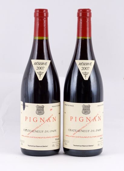 Pignan Réservé 2007 - 2 bouteilles