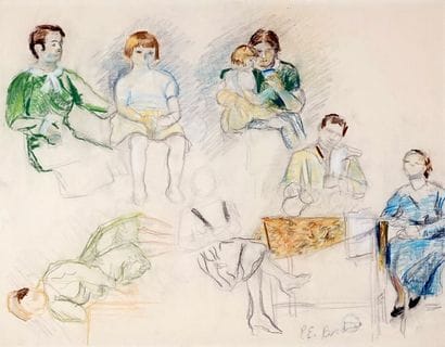 BORDUAS, Paul Émile (1905-1960)
Étude de...
