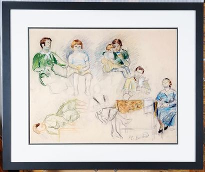 BORDUAS, Paul Émile (1905-1960)
Étude de...