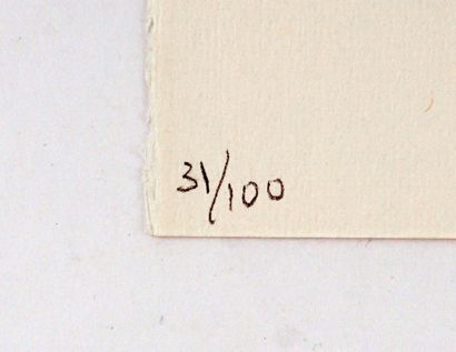 FEITO LOPEZ, Luis (1929-2021)
Sans titre
Sérigraphie
Signée...