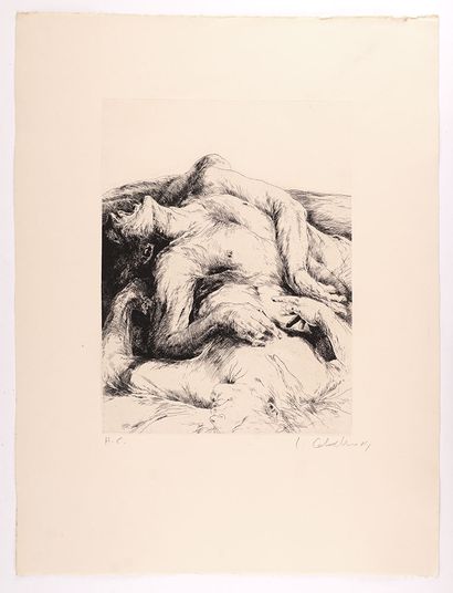 CABALLERO, Luis (1943-1995)
Sans titre
Eau-forte
Signée...