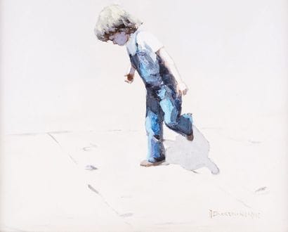 BERTOUNESQUE, André (1937-2005)
Enfant jouant
Huile...