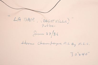 CHAMPAGNE, Horace (1937-)
