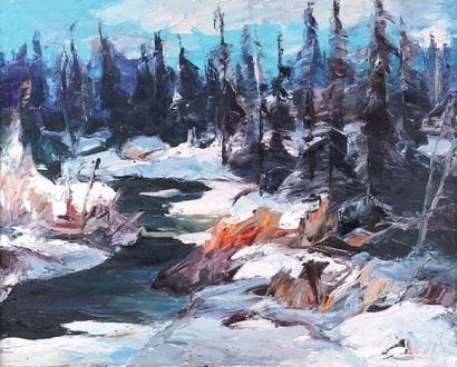 BASQUE (Léonard Parent, dit) (1927-2016)
Rivière...