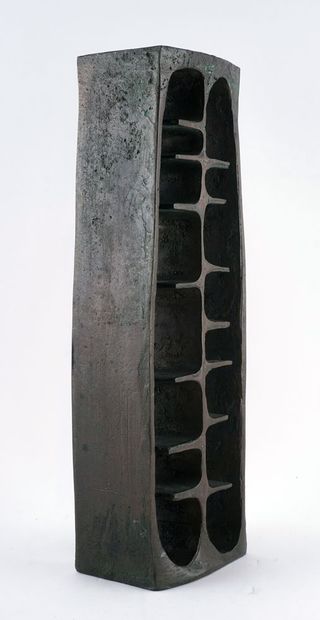 ÉCOLE CANADIENNE (XXe)
Composition moderniste
Bronze...