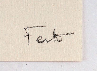 FEITO LOPEZ, Luis (1929-2021)
Sans titre
Sérigraphie
Signée...