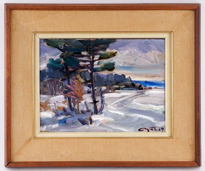 AYOTTE, Léo (1909-1976)
Sans titre - Paysage...