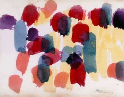 MOLINARI, Guido (1933-2004)
Sans titre 
Aquarelle...