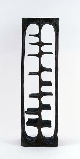 ÉCOLE CANADIENNE (XXe)
Composition moderniste
Bronze...