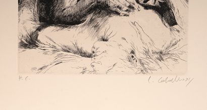 CABALLERO, Luis (1943-1995)
Sans titre
Eau-forte
Signée...