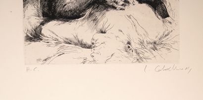 CABALLERO, Luis (1943-1995)
Sans titre
Eau-forte
Signée...