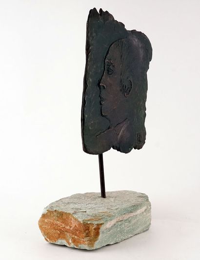 WINANT, Alice (1928-1989)
Portrait d'un homme
Bronze...